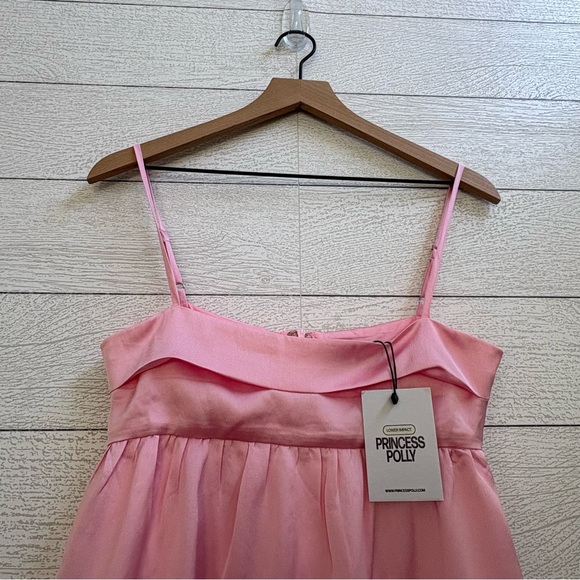 Princess Polly Ortega Mini Dress in Pink (US 4 / AU 8), NWT - Picture 8 of 14